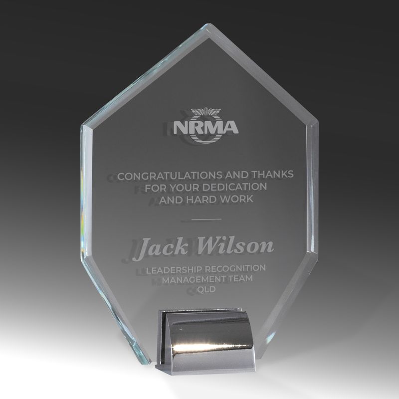 1203A: Heptagon Glass Award 160mm